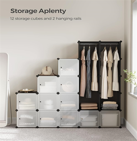 plastic wardrobe